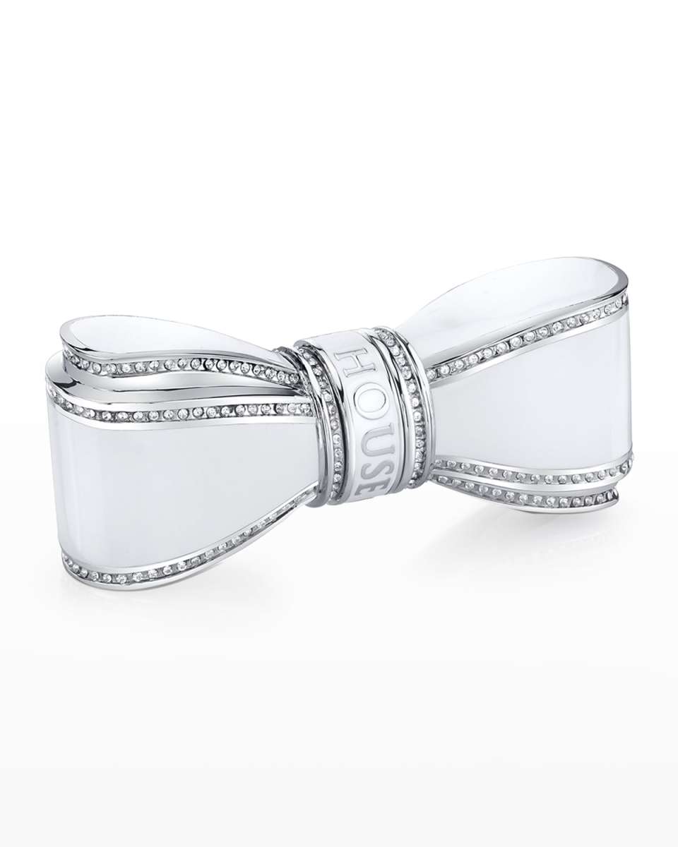 Bow White Lipstick Case